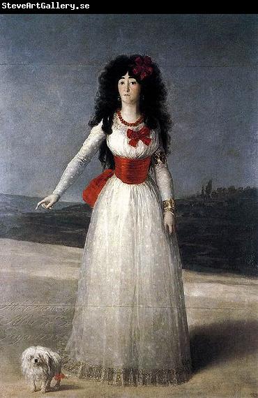 Francisco de Goya White Duchess